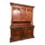 Late 19th Century Antique Gothic Pollard Oak French Bookcase For Sale