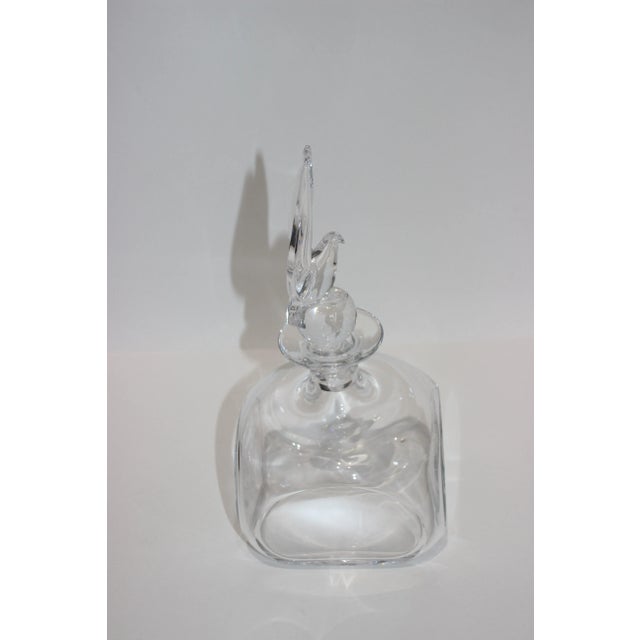 Steuben Steuben Lloyd Atkins Eagle Decanter Signed For Sale - Image 4 of 12