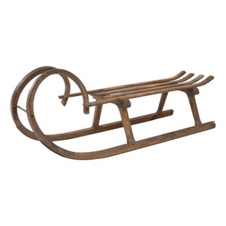 1900s Czech Bentwood Sled For Sale