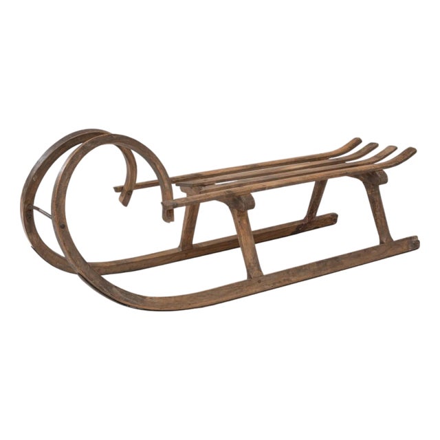 1900s Czech Bentwood Sled For Sale