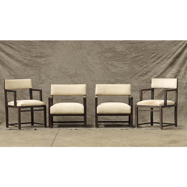 Italian Chairs & Armchairs, 1980s, Set of 4 For Sale - Image 10 of 11