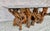 Vintage Sculptural Natural Burlwood Root Dining Table With Rectangular Glass Top For Sale - Image 11 of 18