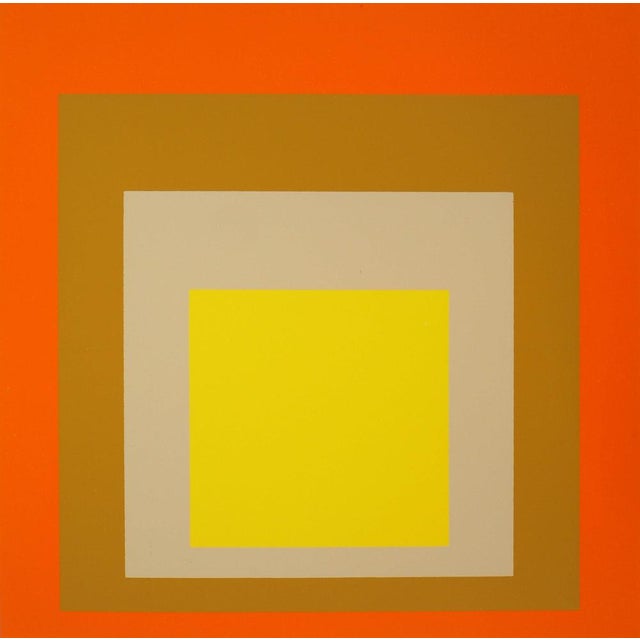 Josef Albers (1888-1976) (after) Homage to the Square: Yes Sir Color silkscreen print On heavy wove paper, 24 x 23 cm...