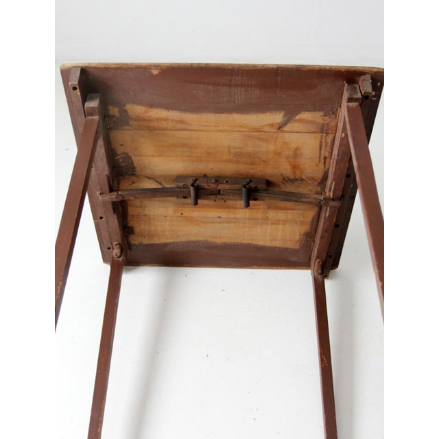 Antique Wood Folding Table Chairish