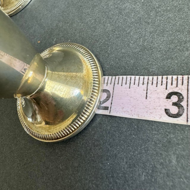 Sterling Silver Salt and Pepper Shakers Raimond Vintage Holiday Entertaining For Sale - Image 10 of 10