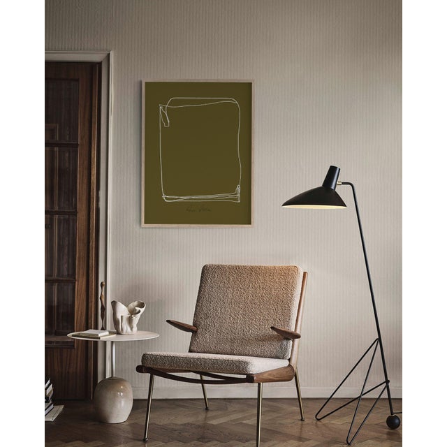 Contemporary Contemporary Abstract Khaki Giclee Print For Sale - Image 3 of 4