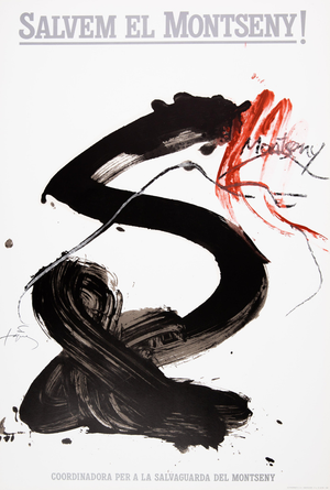 Montseny Poster after Antoni Tapies