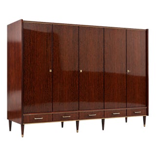 Large Vintage Wardrobe, 1950s For Sale
