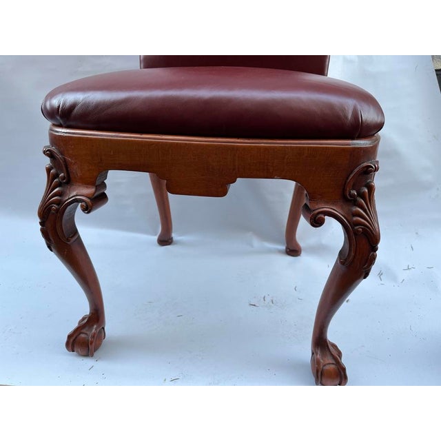 Wood Carved Wood Side Chair For Sale - Image 7 of 11