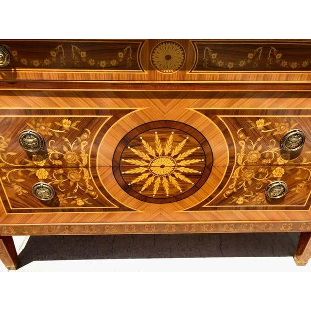 1950s Classical Italian Inlaid Commode | Chairish