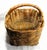Mid-Century Modern Vintage Rustic Woven Gathering Basket 13" Long For Sale - Image 3 of 10