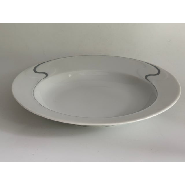 Rosenthal Asimmetria Schiefer Rim Soup Plate by Björn Wiinblad for Rosenthal Studio Line, 1980s, Set of 6 For Sale - Image 4 of 7