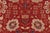 1990s Shabby Chic Red/Ivory Wool Rug - 8'2'' X 10'3'' For Sale - Image 5 of 10