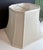 1960s Vintage Mid-Century Modern Ivory Octagonal Bell Lamp Shade For Sale - Image 5 of 12