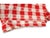 1960s Schwartz Leibman Red Checkerboard Fabric, 9.5 Yards For Sale - Image 4 of 4