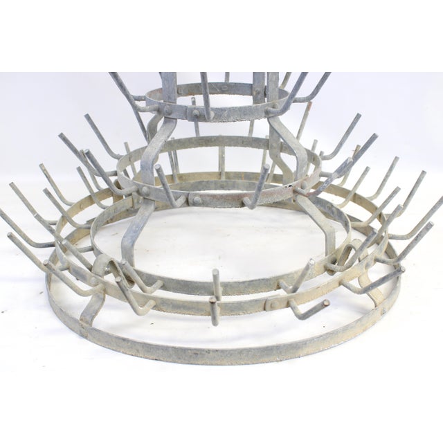 1970s Wine Cellar Accessory Bottle Drying Rack For Sale - Image 5 of 12