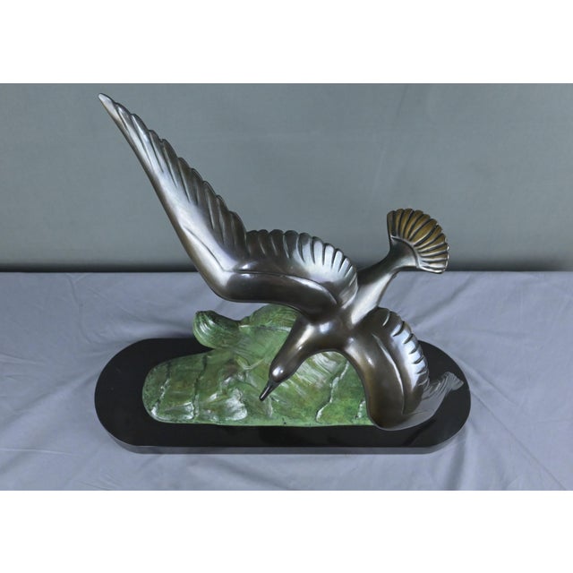 Charles Ruchot, Bird in Flight, 1920s, Bronze For Sale - Image 13 of 18