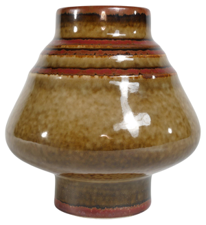 Mid-Century Modern Stoneware Bamboo Vase by Olle Alberius for Rörstrand, Sweden, 1960s