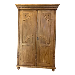 Wilhelminian Wood Farmhouse Cupboard For Sale