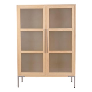 Naver Collection Display Cabinet Model AK 1280 in Ash by Nissen & Gehl for Aksel For Sale