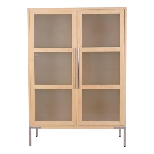 Naver Collection Display Cabinet Model AK 1280 in Ash by Nissen & Gehl for Aksel For Sale