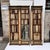 Beige 19th Century Trompe L'oeil Panels in Wood, Mirror and Leather, England, Set of 2 For Sale - Image 8 of 18