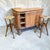 1960s Mid-Century French Bamboo Tiki Bar with Stools, 1960s, Set of 3 For Sale - Image 5 of 10