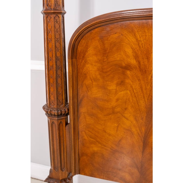 Baker Mahogany King Size Tall Poster Bed For Sale In Philadelphia - Image 6 of 18