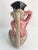 Large Vintage Mottahedeh Majolica Pink & Tan Monkey Pitcher For Sale In Boston - Image 6 of 10