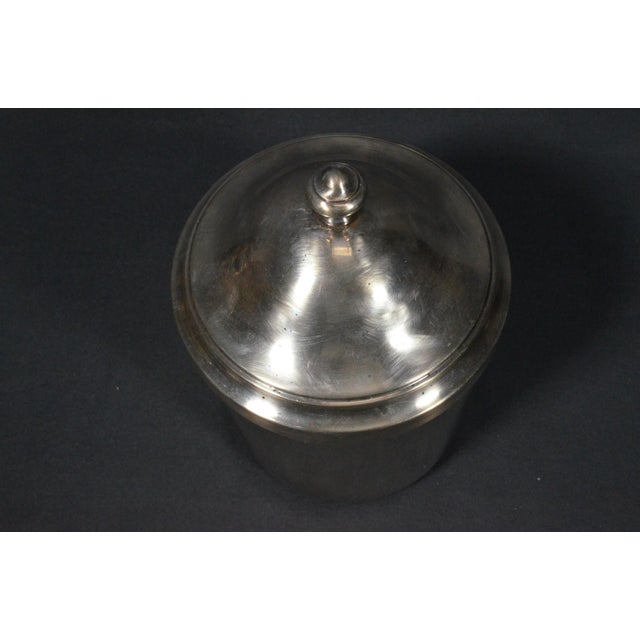 Metal 1970s Christofle Hotel Silver-Plated Ice Bucket, France For Sale - Image 7 of 9