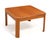 Mid-Century Modern Teak Coffee Side Table Danish Style Canada Happy Viking Nordic Furniture 1991 For Sale - Image 3 of 9