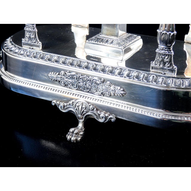 Cruet Set in 800 Silver and Crystal by Ricci Alessandria, Set of 3 For Sale - Image 13 of 18