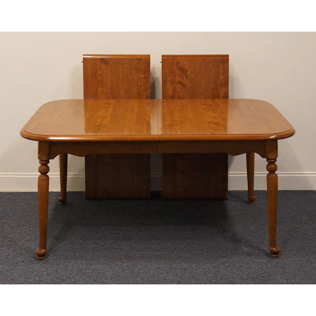 Ethan Allen Heirloom Nutmeg Maple Colonial Early American 96" Dining Table 10-6163p For Sale - Image 9 of 12