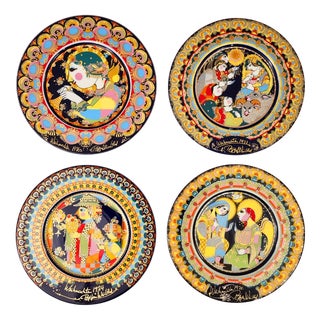Decorative Plates by Bjørn Wiinblad for Rosenthal, 1970s, Set of 3 For Sale