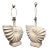 White Plaster Nautilus or Ammonite Lamps - a Pair For Sale