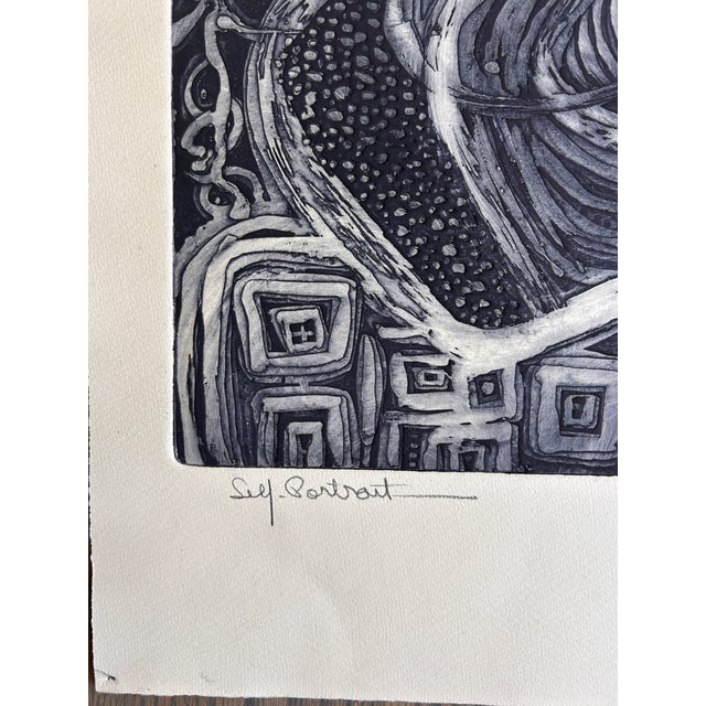 This is a fantastic original limited edition etching and aquatint by listed Belgian-American artist Annette Robyns...