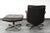 Set of Brown Leather Lounge Chair with Matching Stool by André Vandenbeuck for Strässle, 1960s For Sale - Image 10 of 18