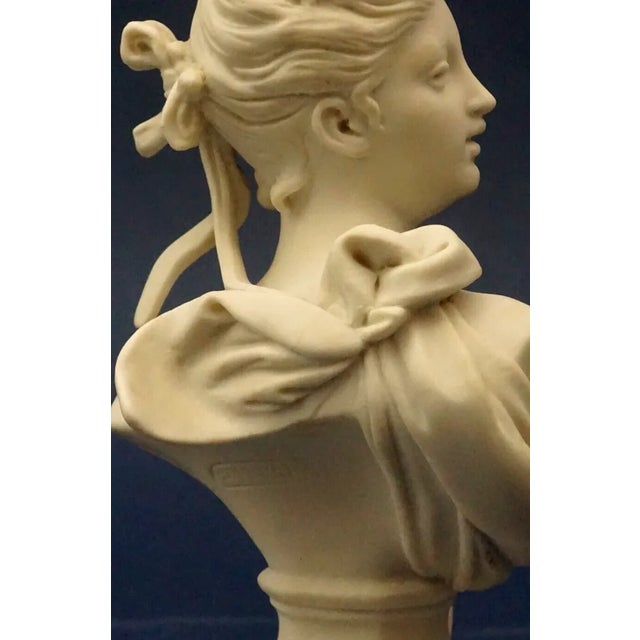 19th Century Bust of Messalina in Biscuit Porcelain from Sevres, France For Sale - Image 17 of 18