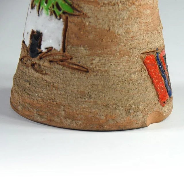 Mid-Century Italian Ceramic Vase from Fratelli Fanciullacci For Sale - Image 10 of 11
