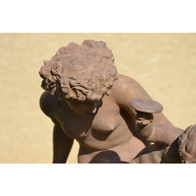 Vase in Terracotta by Alfred Rolle For Sale - Image 3 of 13