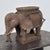 Brown Large Vintage Bohemian Wicker Elephant Plant Stand For Sale - Image 8 of 8