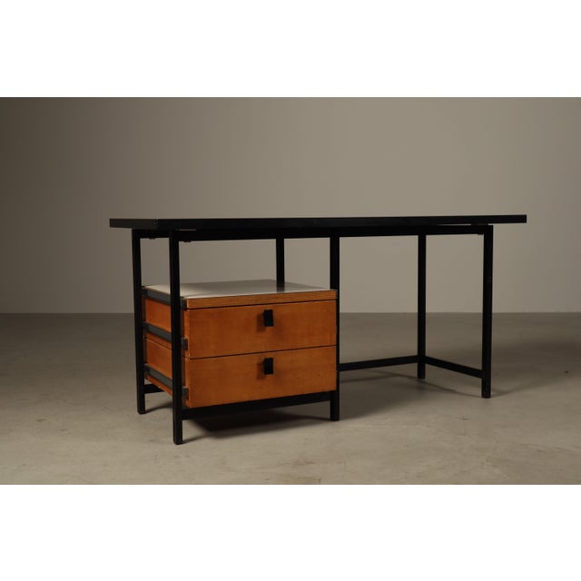 Writing Desk by Jules Wabbes for Mobilier Universel, Belgium, 1960s For Sale - Image 12 of 16
