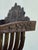 Coffee Antique Carved Wood Side Chair: Savonarola Carved Hardwood Antique Chair For Sale - Image 8 of 12