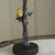 Mid-Century Table Lamp in Black and Gold Bird Motif For Sale - Image 3 of 5