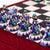 Indian Silver and Enamel Chess Set with Silk and Velvet Board, Jaipur, 1950s, Set of 33 For Sale - Image 17 of 18