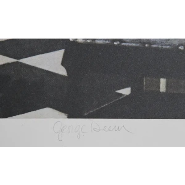 This lithograph, titled "Letter from Picasso," was created by the American artist, George Deem (1932 - 2008), in 1978. It...