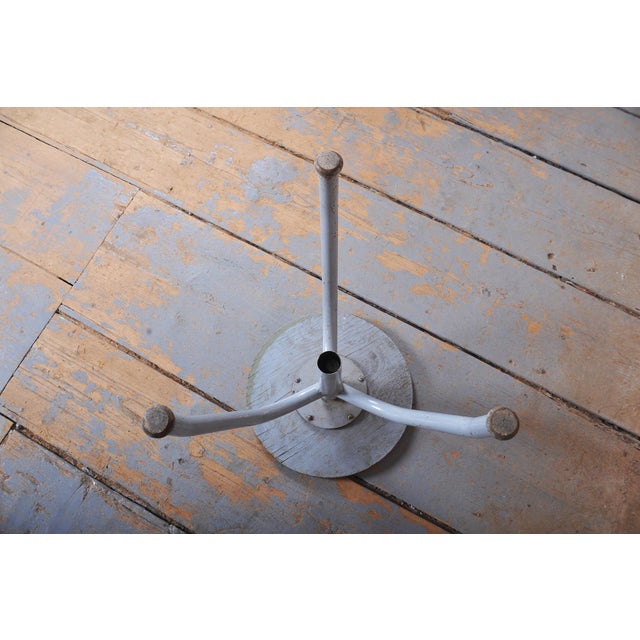 Czech Bauhaus Piano Stool in Beech and Lacquered Steel, 1940s For Sale - Image 6 of 9