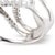 Early 21st Century Ladies 18k White Gold Triple Swirl 5.00ctw Diamond Open Crossover Cocktail Ring, Size 8.5 For Sale - Image 5 of 6