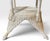 Vintage Coastal White Wicker Round Dining Table With Inset Glass Top For Sale - Image 12 of 18