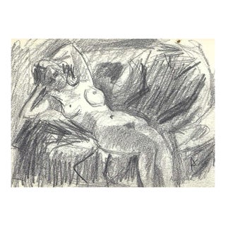 1960s Robert Angeloch Female Nude Drawing For Sale